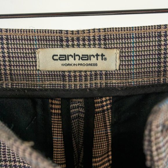 Carhartt Pullman Grey Glencheck Ankle Pants - Picture 6 of 7